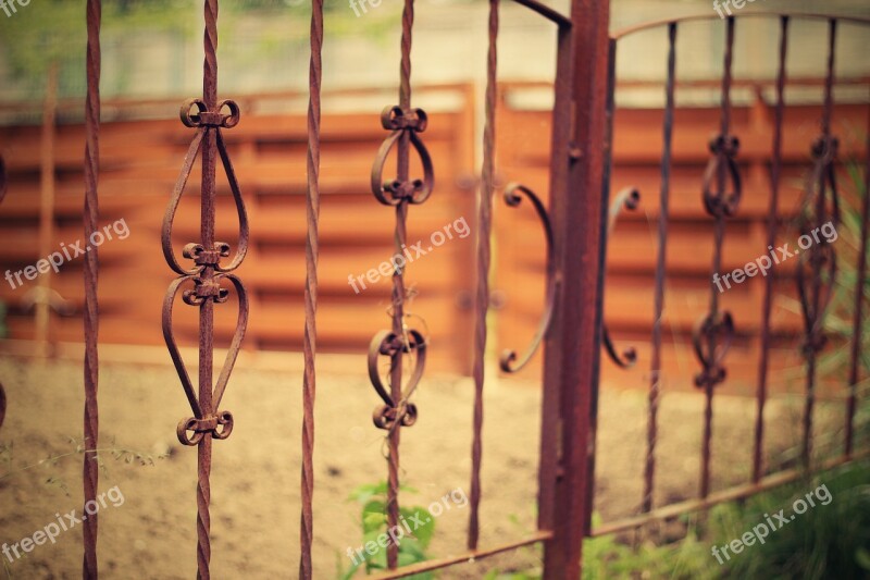 Old Iron Fence Iron Fencing Forged Old