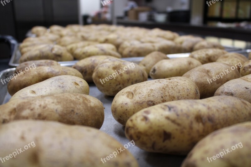 Potato Food Vegetable Kitchen Baked Potato