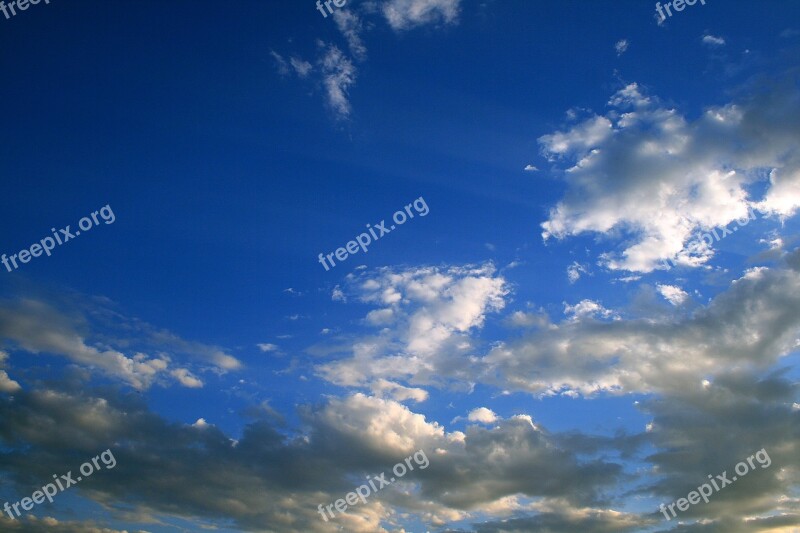 Blue Sky And Clouds Sky Blue Clouds White