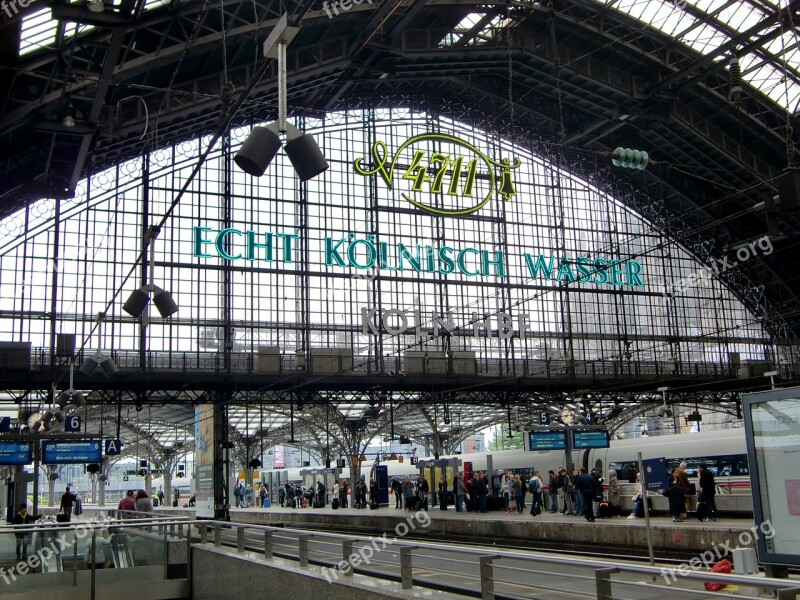 Cologne Railway Station Cologne Main Station Central Station Steel Structure