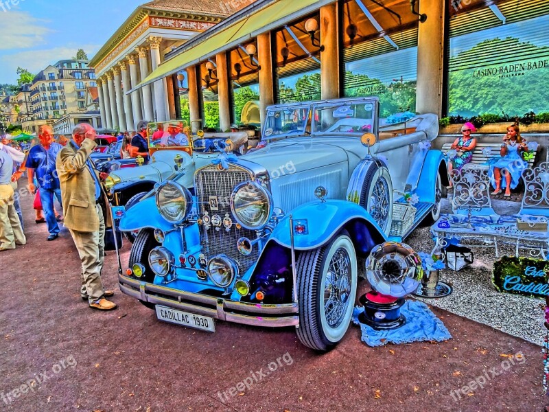 Oldtimer Exhibition Painting Classic Automotive