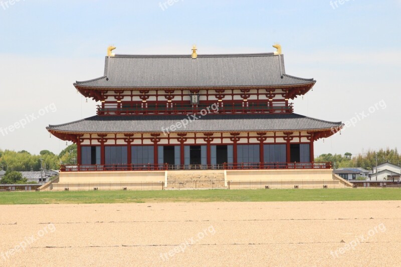 Temple Buddhist Japan Nara East