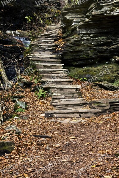 Steps Stair Stairway Climb Trail