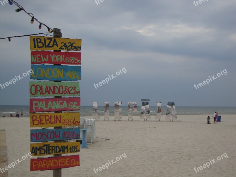 Baltic Sea Paradise Directory Beach Sand Beach