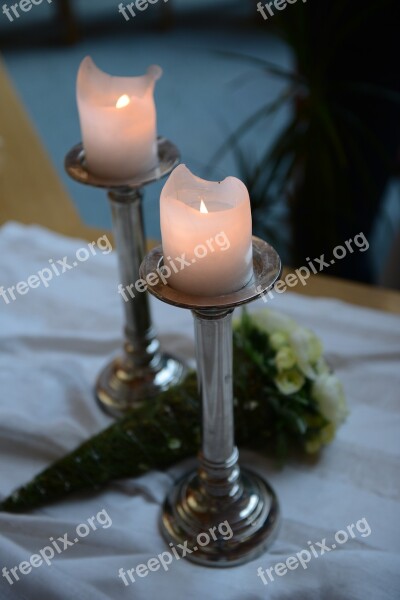 Wedding Table Jewellery Deco Candles