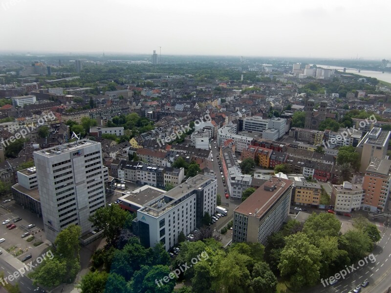 Cologne Aerial View City Roofs Roof Landscape