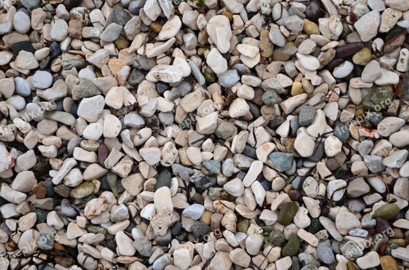 Pebbles Stones Bathing Beach Beach Texture