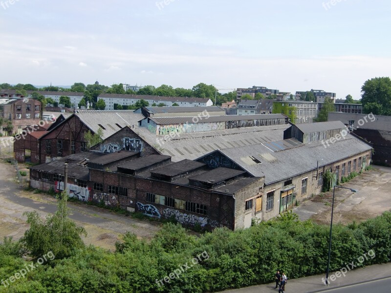 Factory Old Factory Building Abandoned Dilapidated Building