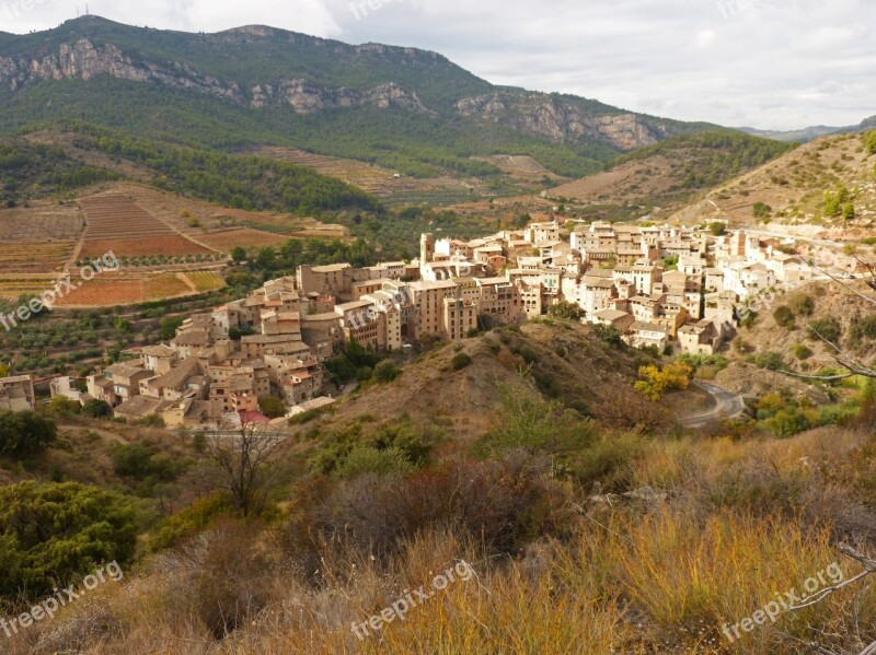 People Priorat Vilella Baixa Landscape Autumn