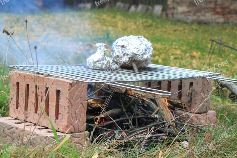 Meat Foil Fire Grill Grilling