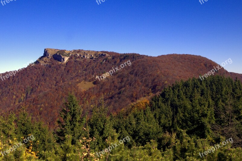 Slovakia Mountains Jesen Fačkovské Kľak Fatra