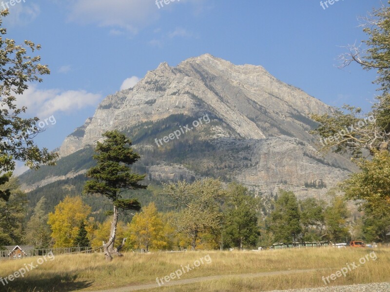 Waterton Mountain Park Nature Canada