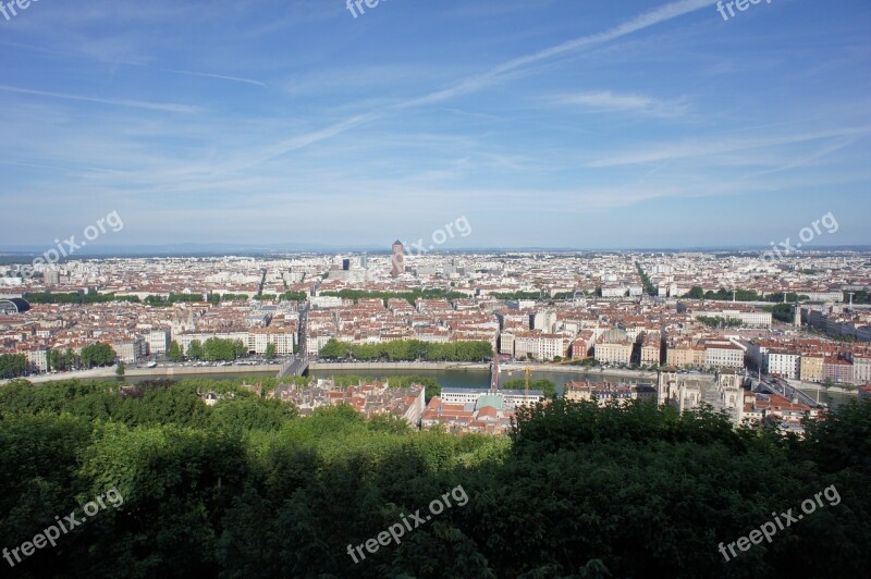 Lyon Panorama Tower Free Photos