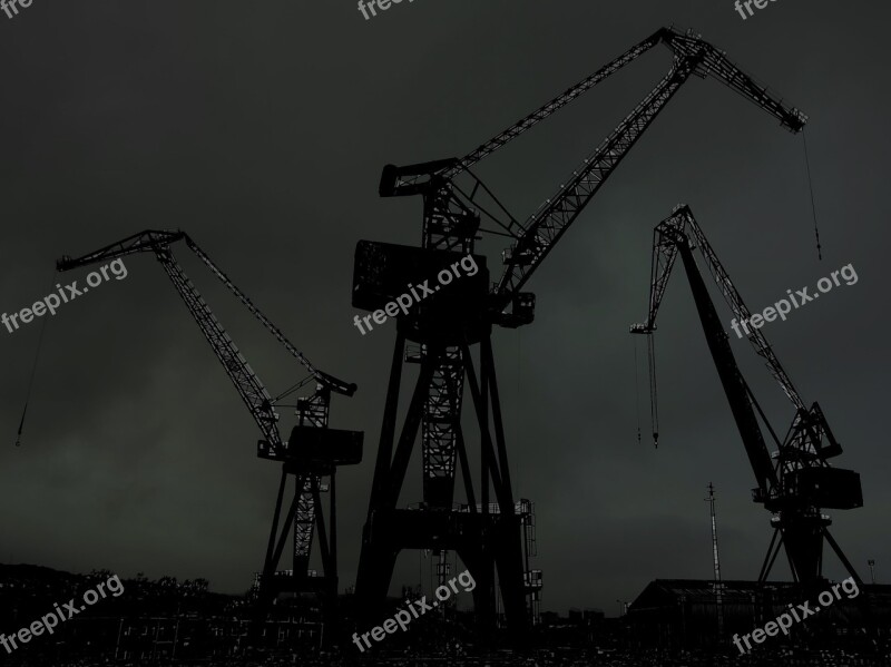 Cranes Industrial Industry Construction Business