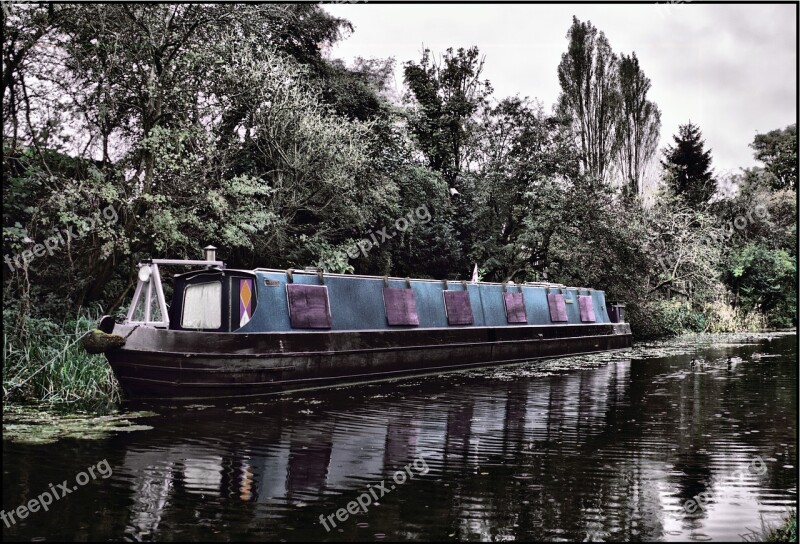 Canal Barge Water Boat River