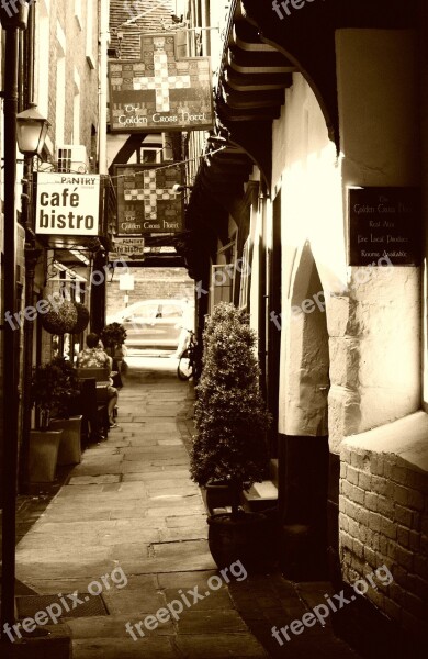 City Shrewsbury Shropshire England Old