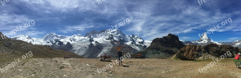 Panorama Matterhorn Zermatt Valais Series 4000