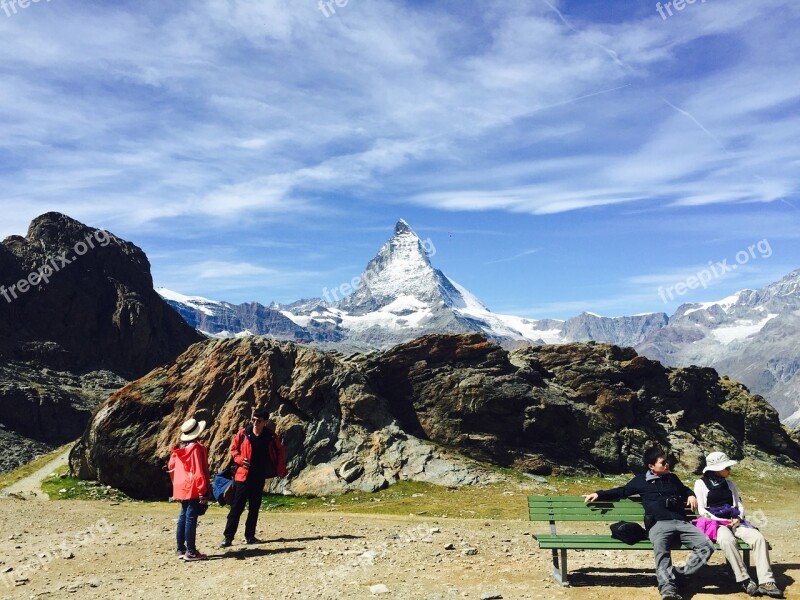 Matterhorn Zermatt Valais Series 4000 Landscape