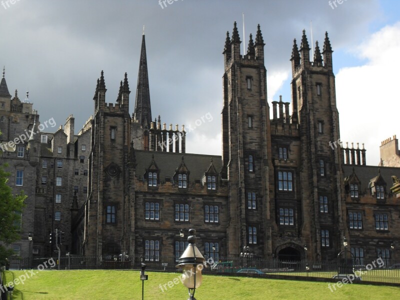 Castle Scotland Edinburgh Free Photos