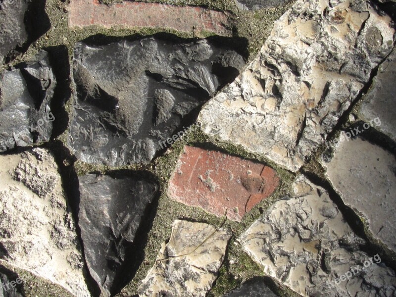 Cobble Stone Background Texture Paving