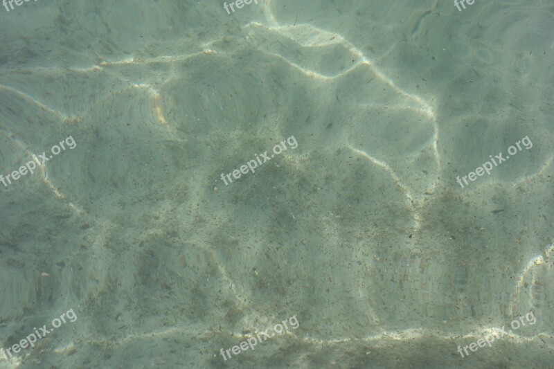 Water Transparent Crystalline Sea Pure Water