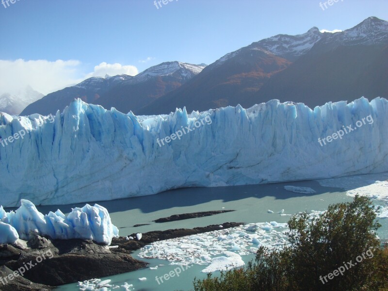 Glacier Argentina Perito Moreno Landscape Patagonia