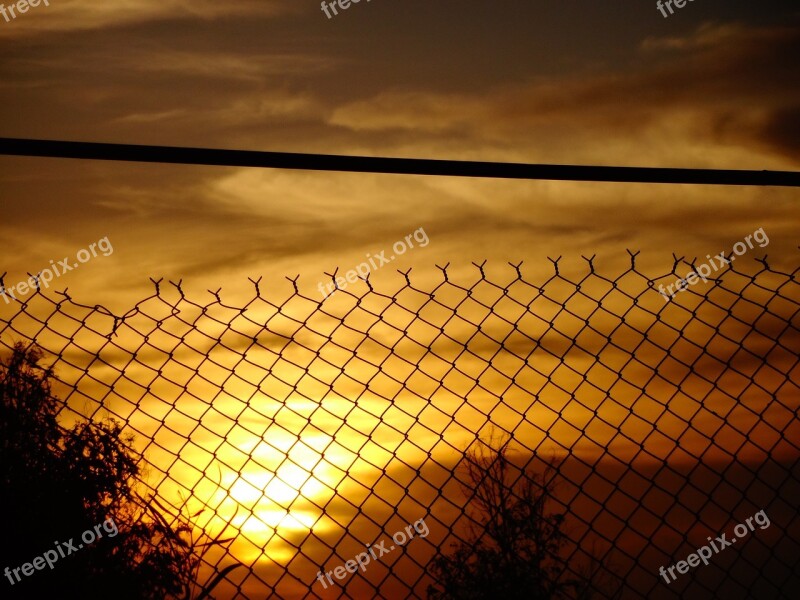 Sun Light Sky Landscape Clouds