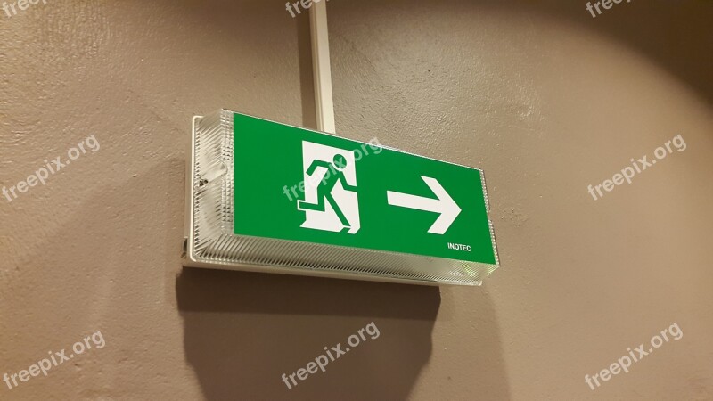 Emergency Exit Escape Rescue Security Escape Route