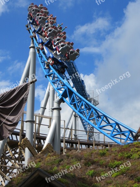 Roller Coaster Europa Park Theme Park Carousel Ride