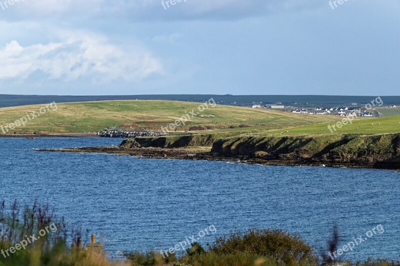 Seascape Landscape Shoreline Sea Water