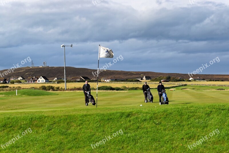 Golf Golf Course Green Flag Golfers