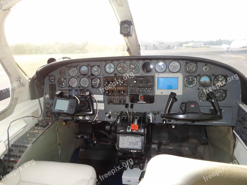 Flying Cockpit Aviation Pilot Free Photos