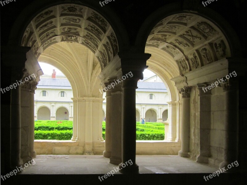 Fontevraud Abbey France Cloister Monument