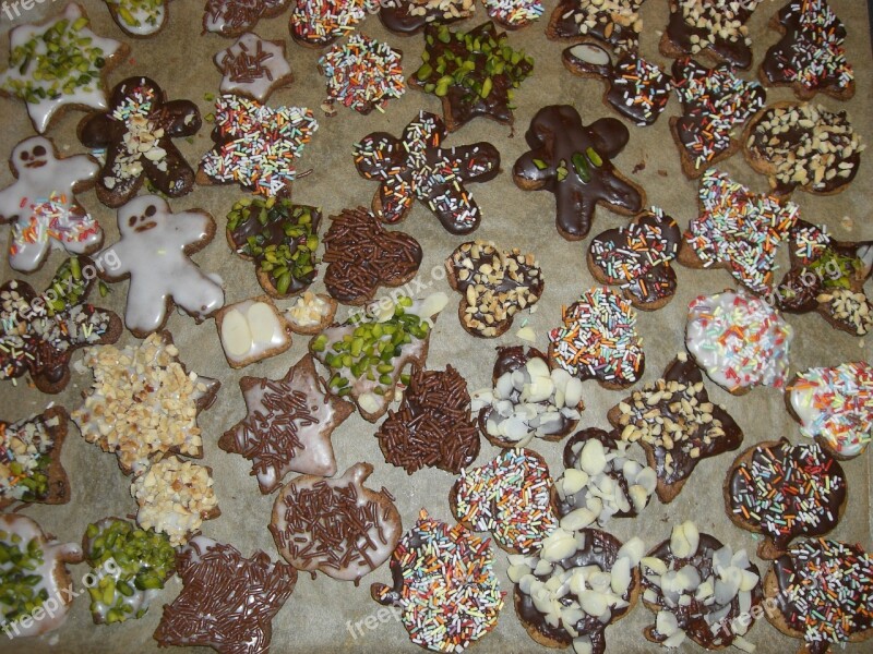 Cookie Christmas Pastries Christmas Cookies Small Cakes