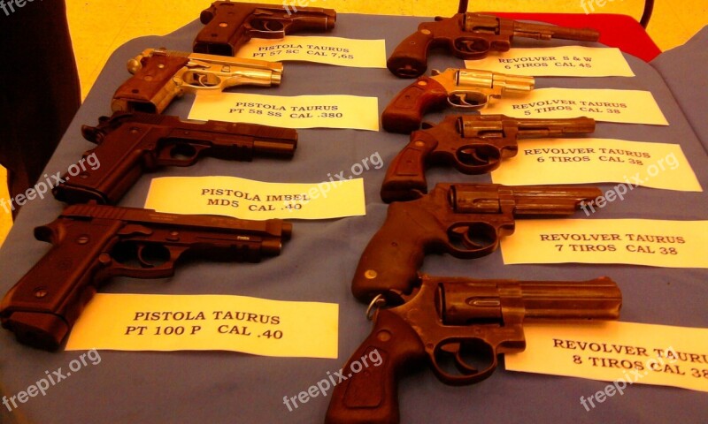 Weapons Pistols Police Free Photos