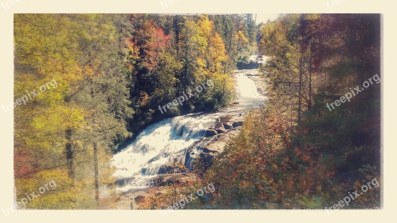 Waterfall Nature Outdoors Water Landscape