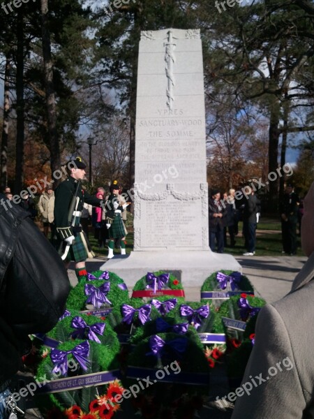 Cenotaph Remembrance Memorial Monument Canadian