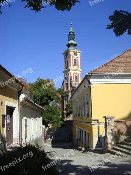 Szentendre Belgrade Cathedral Steeple Alley Tower