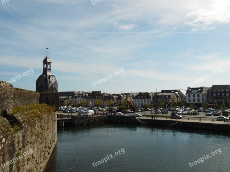 Gone Wrong Walled City Concarneau Port Brittany