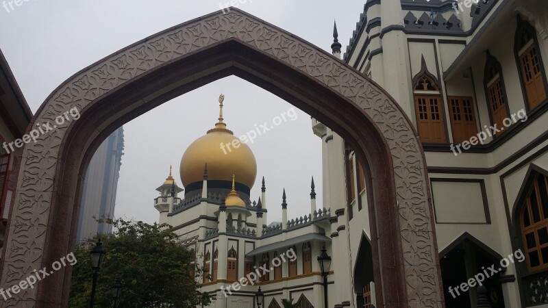 Masjid Sultan Singapore Dome Kampong Glam Free Photos