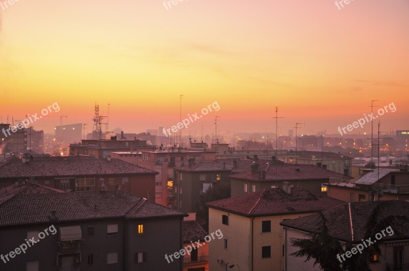 Morning Sunrise Venice Italy Himmel