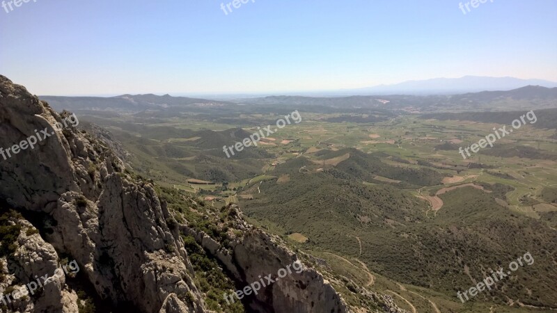 Catalans Pyrenees Mountains Panorama France