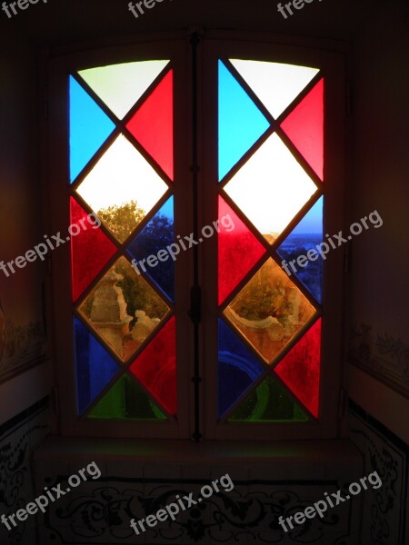 Window Coloured Glass Stained Glass Stained Glass Window