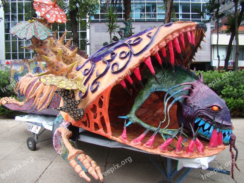 Fish Alebrije Art Mexico Monster