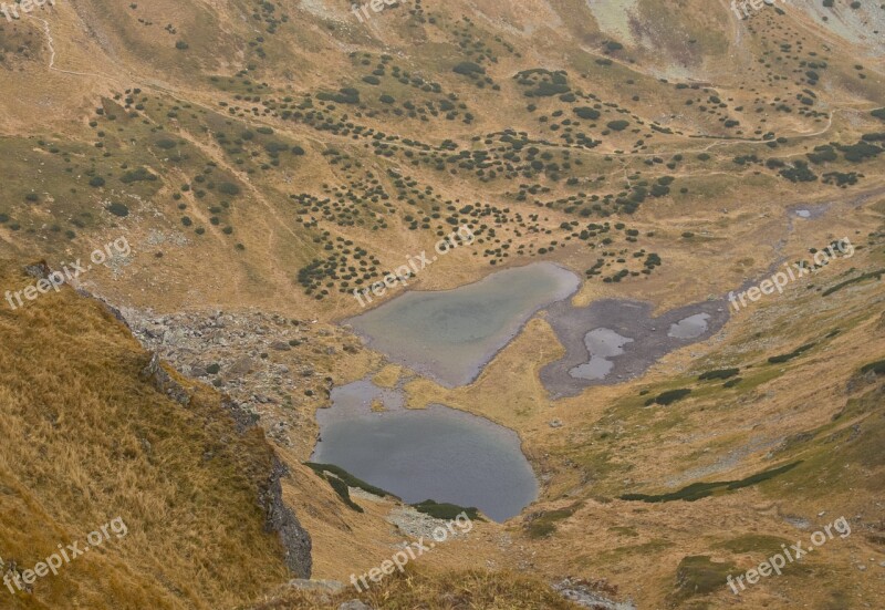 Mountains Joints Tatry Western Tatras Top View