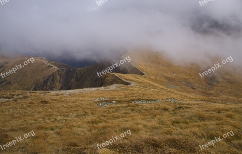 Tatry Mountains Top View The High Tatras View