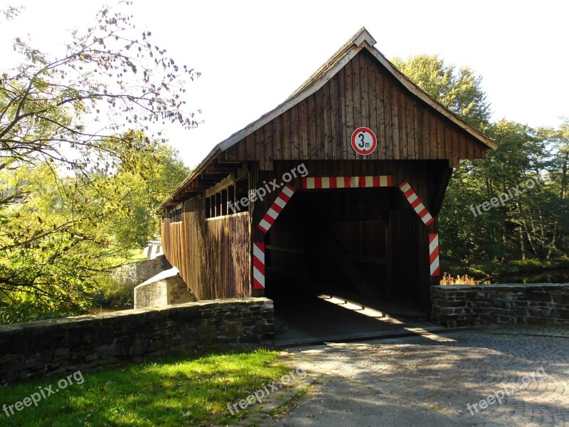 High Spruce Saxony Covered Bridge Historically Architecture