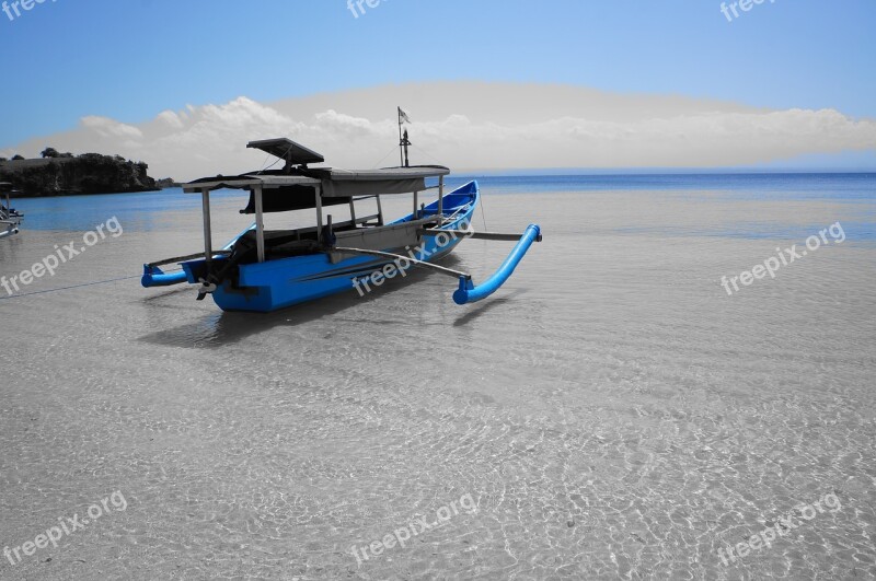 Boat Blue Water Vessel Sky