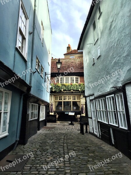 Windsor Narrow Road Cobblestone Free Photos