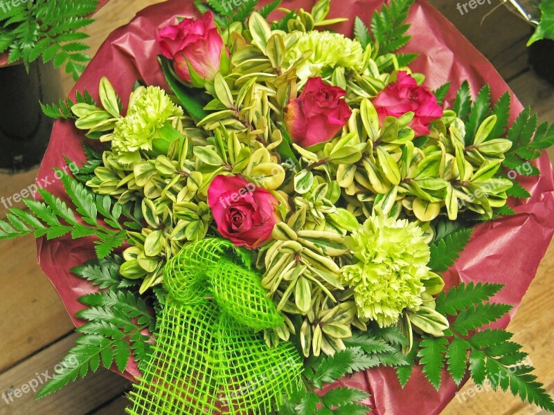 Bouquet Flowers Thank You Gift Color